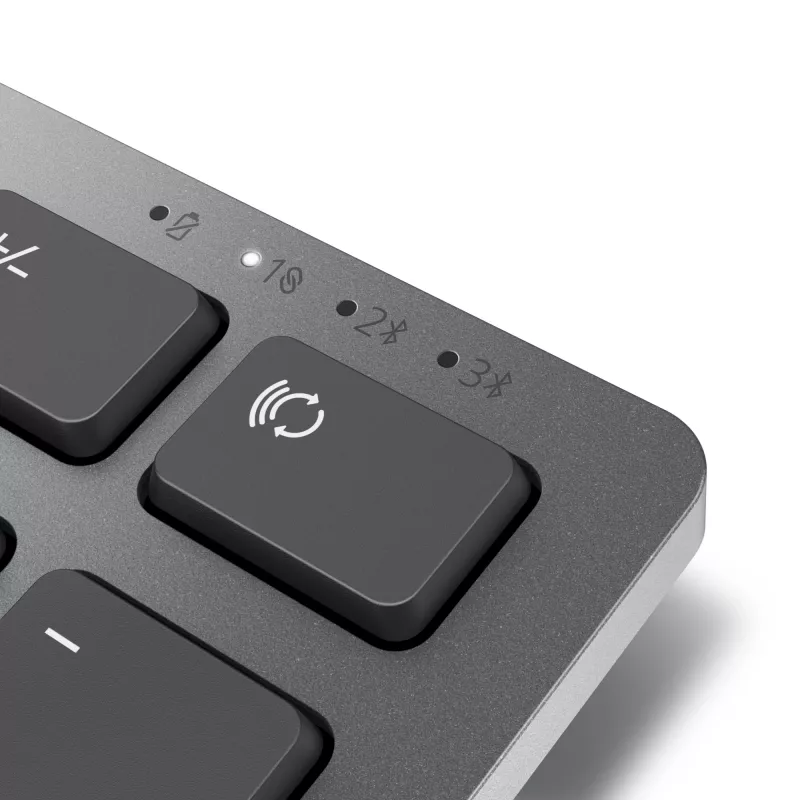 Keyboard DELL KB700 Office Bluetooth QWERTZ German Grey