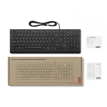 Lenovo 4Y41R64647 keyboard Home/Office USB German Black