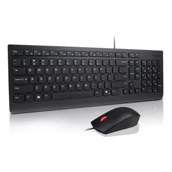 Lenovo 4X31R64414 keyboard Mouse included Universal USB German Black
