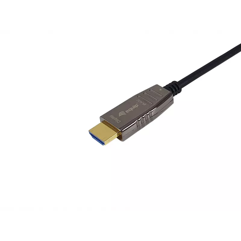 Equip HDMI 2.1 Active Optical Cable, 20m, 8K/60Hz, 20 m, HDMI Type A (Standard), HDMI Type A (Standard), 3D, Audio Return Channel (ARC), Black