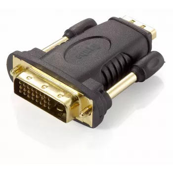 Equip DVI-D Dual Link to HDMI Adapter, DVI (24+1), HDMI A, Black