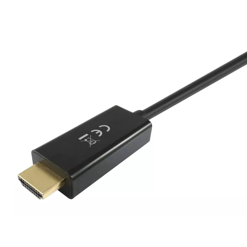 Equip DisplayPort to HDMI Adapter Cable, 2 m, 2 m, DisplayPort, HDMI, Male, Male, Straight