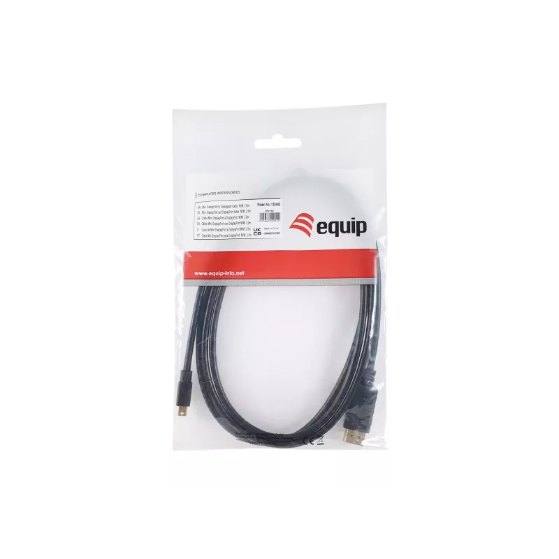 Equip Mini DisplayPort to Displayport Cable, M/M, 2.0m