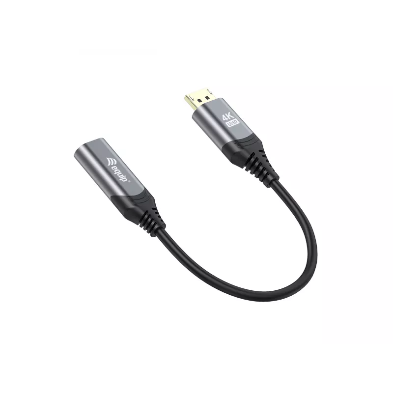 Equip DisplayPort 1.2 to HDMI Adapter, 4K/60Hz, 0.15 m, DisplayPort, HDMI, Male, Female, Straight