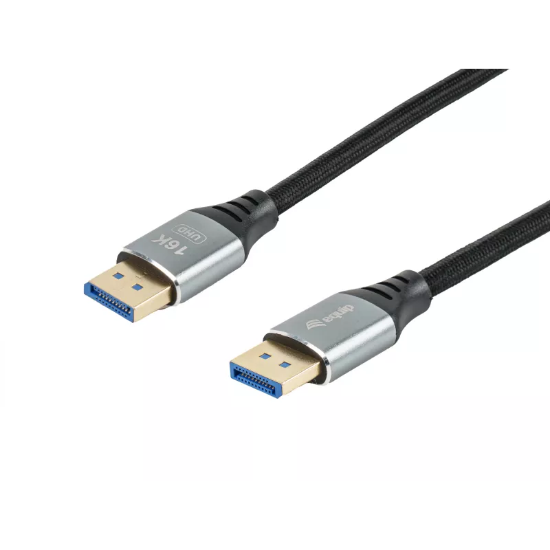 Equip DisplayPort 2.1 Premium Cable, 1.0m, 16K/60Hz, 54Gbps