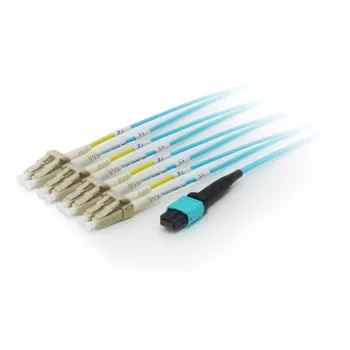 Equip MTP/MTP Trunk Fiber Optic Patch Cable, OM4, 20m