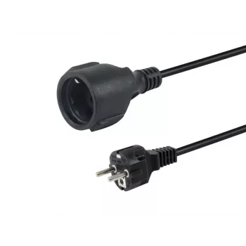 Equip 112181 power cable Black 3 m CEE7/7 CEE7/3