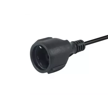 Equip 112106 power cable Black 0.25 m IEC C14 CEE7/3