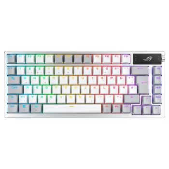 ASUS ROG Azoth White keyboard Gaming USB + RF Wireless + Bluetooth QWERTZ German