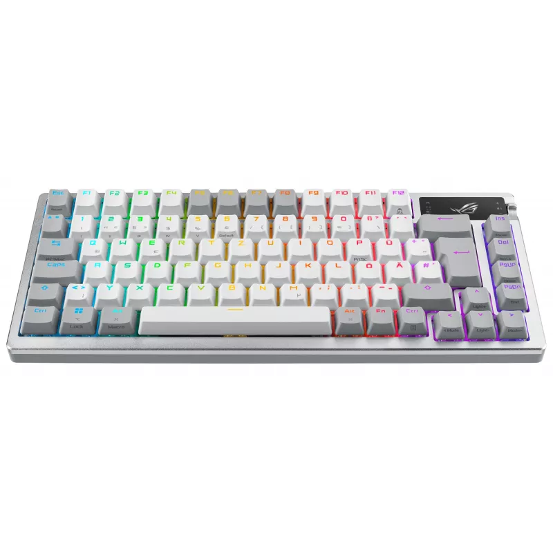 ASUS ROG Azoth White keyboard Gaming USB + RF Wireless + Bluetooth QWERTZ German