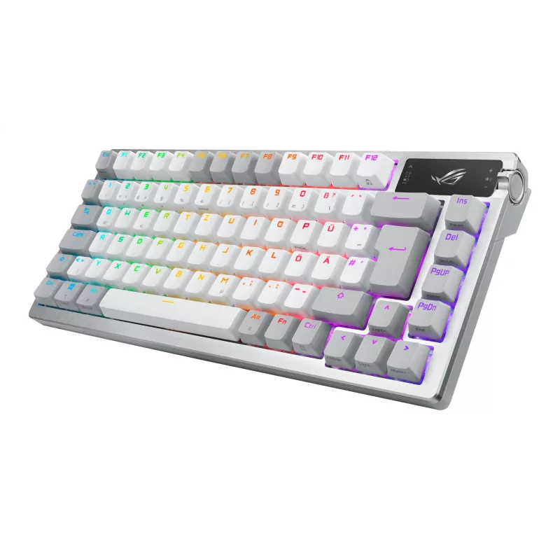 ASUS ROG Azoth White keyboard Gaming USB + RF Wireless + Bluetooth QWERTZ German