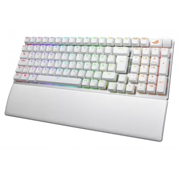 ASUS ROG Strix Scope II 96 Wireless keyboard Gaming USB + RF Wireless + Bluetooth QWERTZ German White