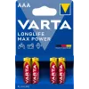 VARTA Battery Longlife Max Power Micro Aaa Lr03 1x4