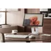 Kensington Elevated Stand for Surface, Platinum, Aluminium, Rubber, Thermoplastic polyurethane (TPU), Zinc, 126.4 mm, 139.3 mm, 193 mm, 612 g