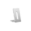 Kensington Elevated Stand for Surface, Platinum, Aluminium, Rubber, Thermoplastic polyurethane (TPU), Zinc, 126.4 mm, 139.3 mm, 193 mm, 612 g