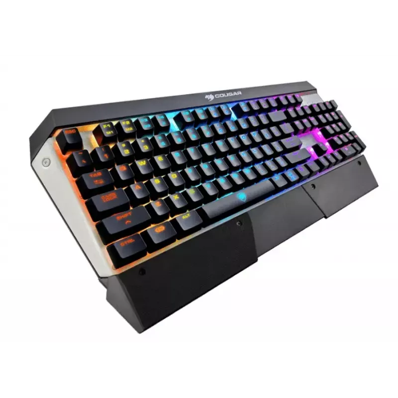 COUGAR CGR-WM1MB-ATR keyboard Gaming USB QWERTY English Aluminium, Black