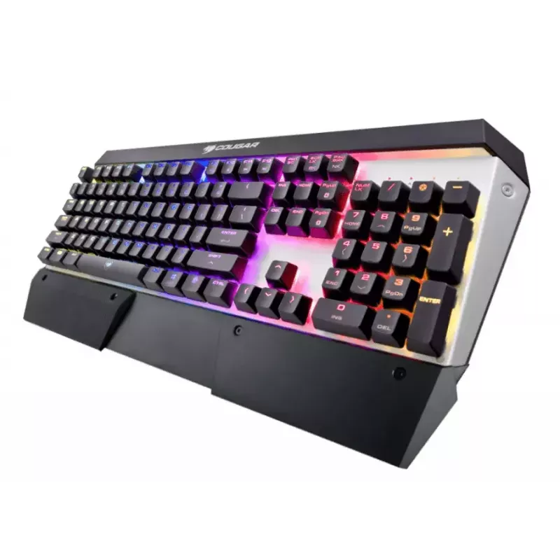 COUGAR CGR-WM1MB-ATR keyboard Gaming USB QWERTY English Aluminium, Black
