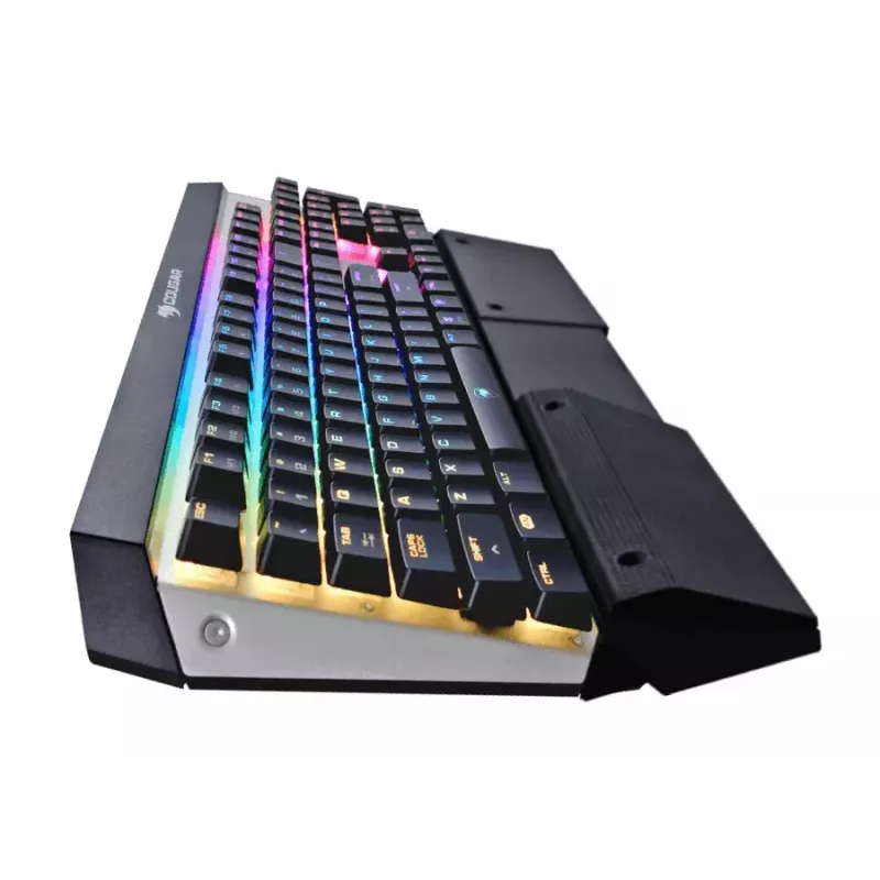 COUGAR CGR-WM1MB-ATR keyboard Gaming USB QWERTY English Aluminium, Black