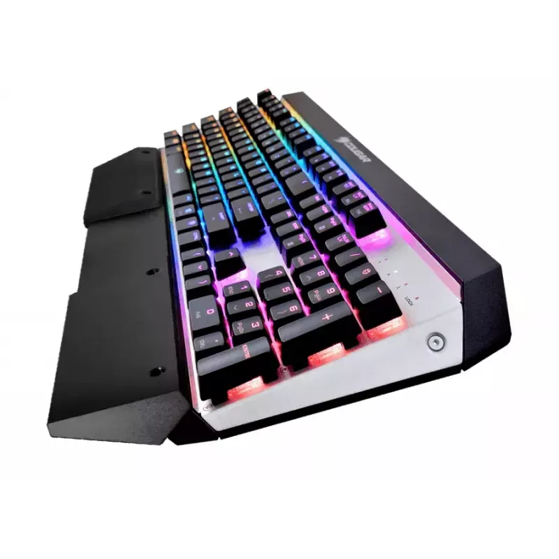 COUGAR CGR-WM1MB-ATR keyboard Gaming USB QWERTY English Aluminium, Black