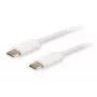 Equip Platinum USB Type C Cable, 2m, 2 m, USB C, USB C, USB 3.2 Gen 2 (3.1 Gen 2), 10 Gbit/s, White