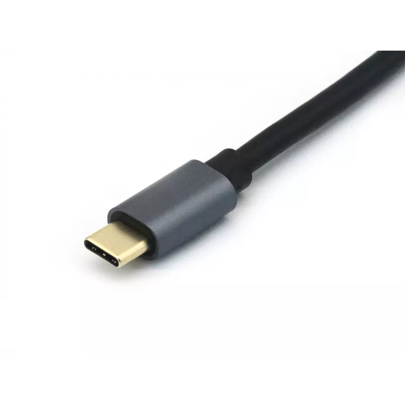 Equip USB 3.2 Gen 2x1 Type-C to C, M/M, 0.5 m, 5A, 0.5 m, USB C, USB C, USB 3.2 Gen 1 (3.1 Gen 1), 10 Gbit/s, Black