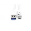 Equip USB 3.2 Gen 1 Type-C to A Cable, M/M, 1 m, 1 m, USB A, USB C, USB 3.2 Gen 1 (3.1 Gen 1), 5 Gbit/s, White