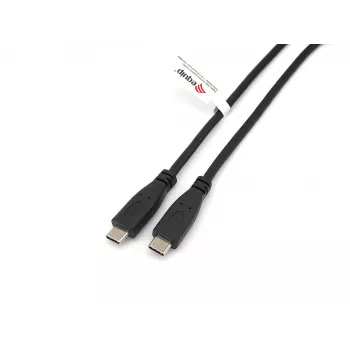 Equip USB 2.0 Type-C to C, M/M, 2.0 m, 2 m, USB C, USB C, USB 2.0, 0.48 Gbit/s, Black