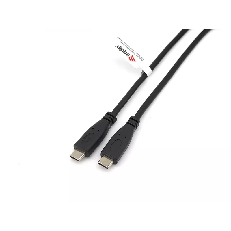 Equip USB 2.0 Type-C to C, M/M, 2.0 m, 2 m, USB C, USB C, USB 2.0, 0.48 Gbit/s, Black