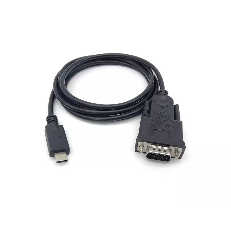 Equip USB-C to Serial DB9 Cable M/M 1.5m Black