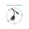 Equip USB-C to Serial DB9 Cable M/M 1.5m Black