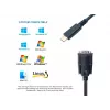 Equip USB-C to Serial DB9 Cable M/M 1.5m Black