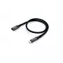 Equip USB 3.2 Gen 2 C to C Extension Cable, M/F, 1.0m, 4K/60Hz, 10Gbps