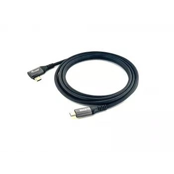 Equip USB 2.0 C to C 90° angled Cable, M/M, 3.0m, 100W with Emark chispet