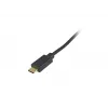 Equip USB 2.0 C to C 90° Angled Coiled Cable M/M 1 m Black
