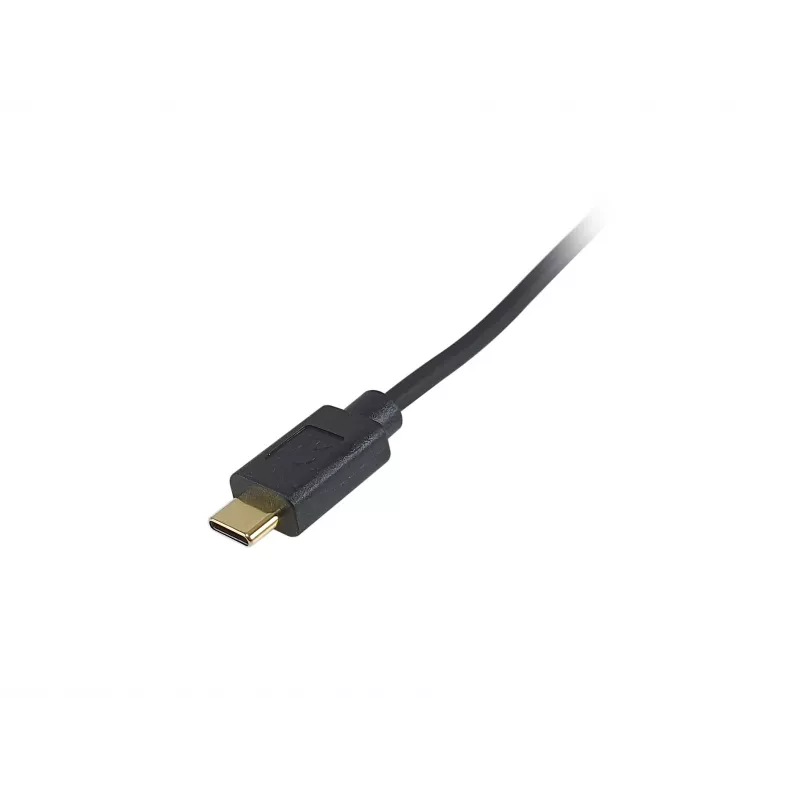 Equip USB 2.0 C to C 90° Angled Coiled Cable M/M 1 m Black