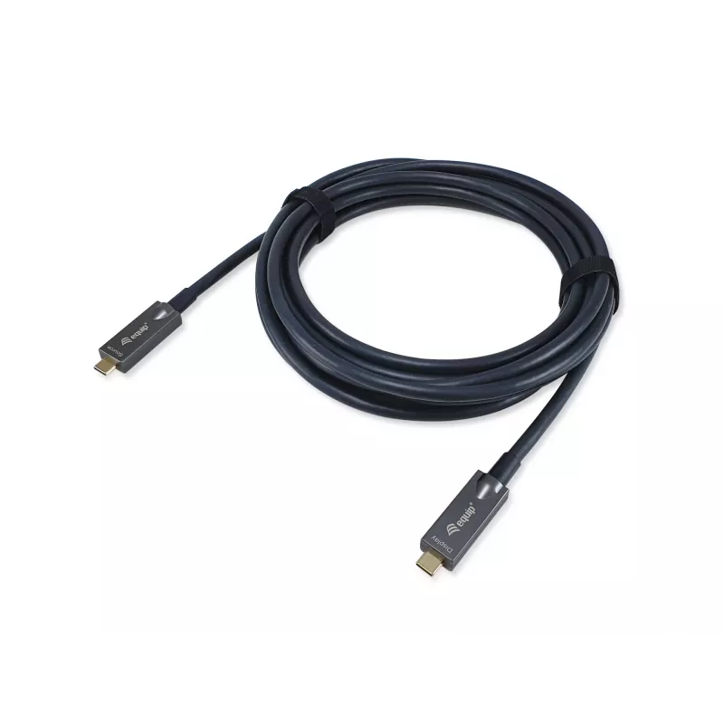 Equip USB-C to C Active Optical Cable, 10m, 4K/60Hz, Video+Data+PD