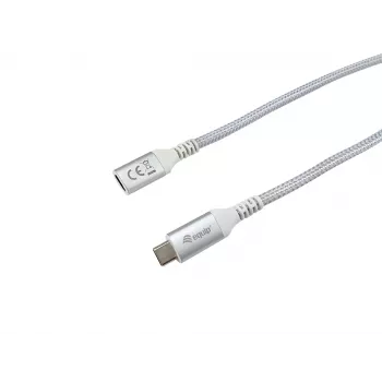 Equip USB 3.2 Gen 2 C to C Extension Cable, 1.0m, M/F, 4K/60Hz, 10Gbps, White