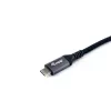 Equip USB 4 Gen 3 C to C Cable, M/M, 2.0m, PD3.1 240W, 8K/60Hz, 40Gbps, Black