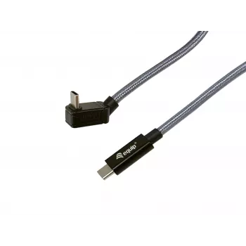 Equip USB 3.2 Gen 2x2 C to C U plug Cable, 1.0m, Black, M/M, PD240W, 4K/60Hz, 20Gbps