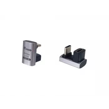 USB 4 C-C U Plug Adapter Equip 133477 40Gbps PD 240W 2-Pack