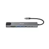 Equip USB-C 8 in 1 Multifunctional Adapter, Wired, USB Type-C, 100 W, 1000 Mbit/s, 1000BASE-T, IEEE 802.3ab
