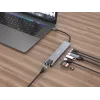 Equip USB-C 8 in 1 Multifunctional Adapter, Wired, USB Type-C, 100 W, 1000 Mbit/s, 1000BASE-T, IEEE 802.3ab