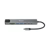 Equip USB-C 8 in 1 Multifunctional Adapter, Wired, USB Type-C, 100 W, 1000 Mbit/s, 1000BASE-T, IEEE 802.3ab