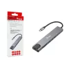 Equip USB-C 8 in 1 Multifunctional Adapter, Wired, USB Type-C, 100 W, 1000 Mbit/s, 1000BASE-T, IEEE 802.3ab