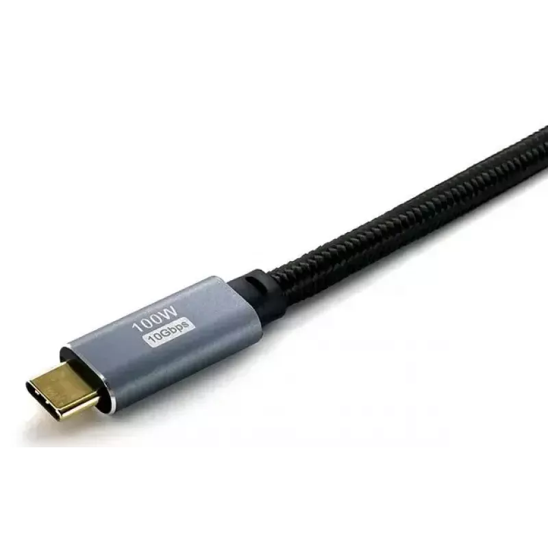 USB C to C cable EQUIP 3.0 m — USB 3.2 Gen 2 (10 Gbps), PD100W, 4K/60Hz, black