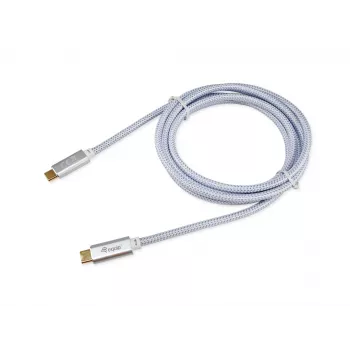 USB-C to USB-C cable EQUIP 3.0 m — USB 3.2 Gen 2, 10 Gbps, PD 100W, 4K/60Hz, white