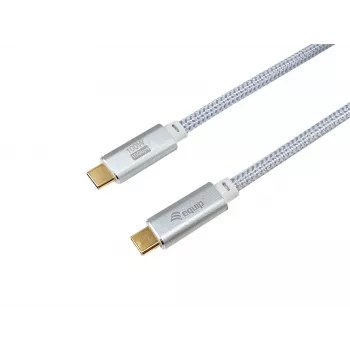 USB-C to USB-C cable EQUIP 3.0 m — USB 3.2 Gen 2, 10 Gbps, PD 100W, 4K/60Hz, white