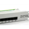 Equip 25-Port Cat.3 RJ45 ISDN Patch Panel, Light Grey