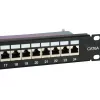 Equip 24-Port Cat.6A Shielded Patch Panel
