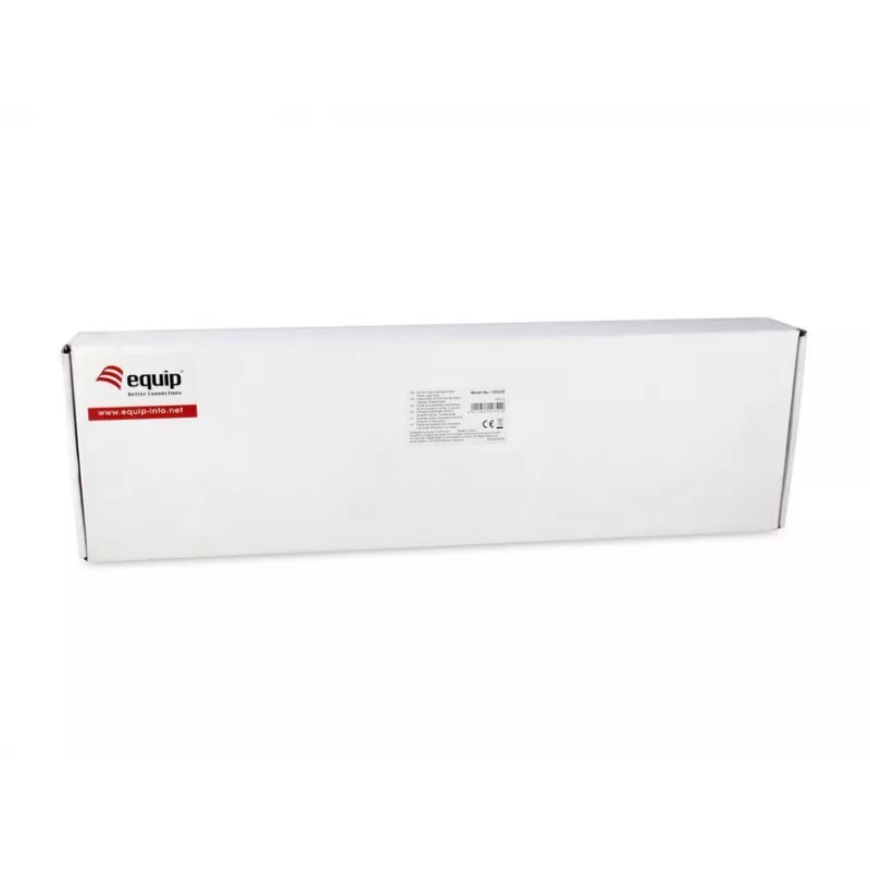 Equip 24-Port Cat.6 Shielded Patch Panel, Light Grey